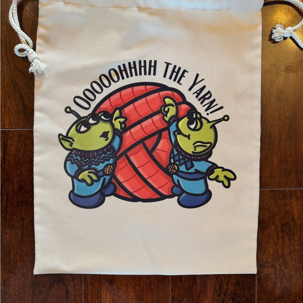 Fangirl Fibers Drawstring Bag